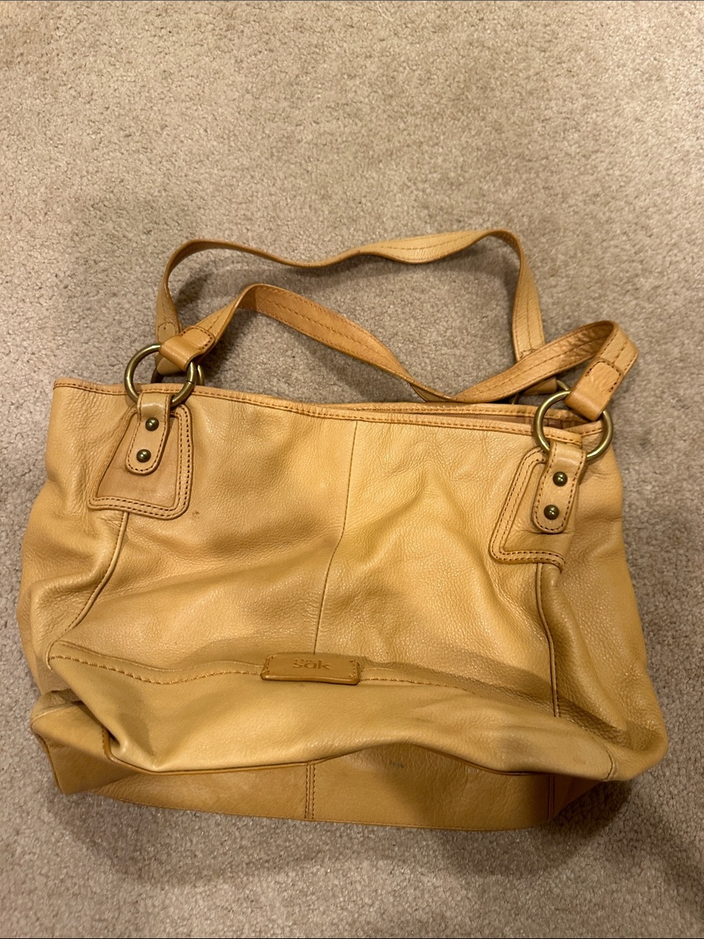 Sole Tan Leather Shoulder Bag the Sak